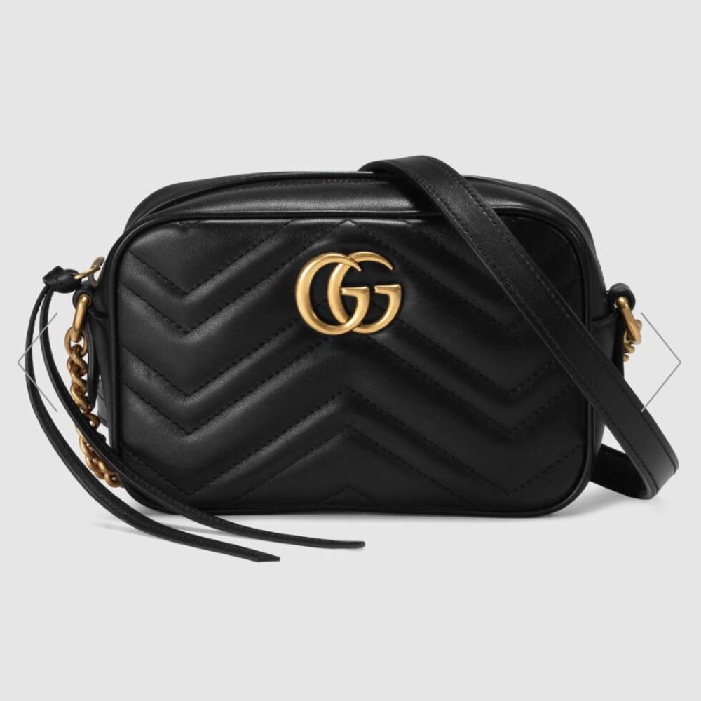 Gucci Marmont Mini Matelassé Shoulder Bag